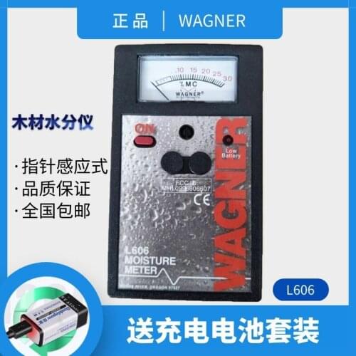 American Wagner Inductive Wood Moisture Content Tester L606 Non-Destructive Moisture Tester Moisture Meter Humidity Instrument