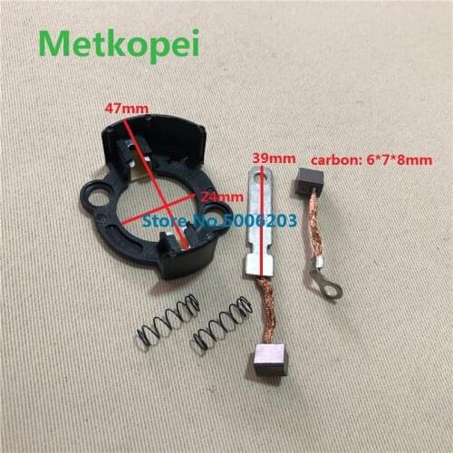 Motorcycle C100 DY100 DY110 WS110 moto carbon brush holder for Honda 100cc 110cc WS DY 100 110 starter motor parts