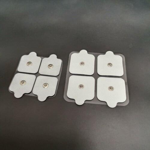 3.9mm Stud 40pcs 4pcs/set Self Adhesive Reusable Replacement Electrode pads for TENS/EMS Compex snap Wireless Muscle Stimulators