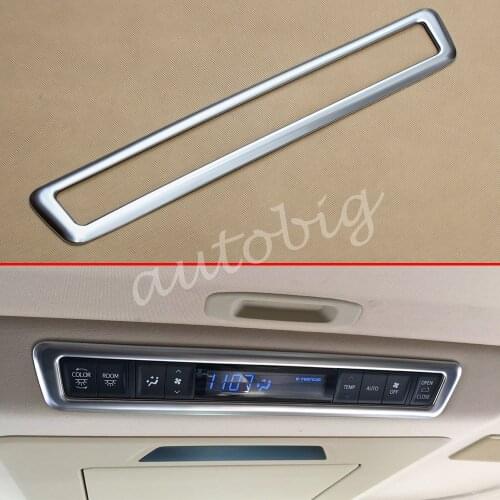 Roof Air Condition Light Switch Cover Surround For Toyota Alphard Vellfire 2016-2019