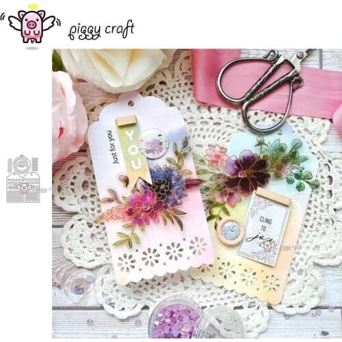 Piggy Craft metal cutting dies cut die mold Various shapes pattern tags Scrapbook paper craft knife mould blade punch stencils