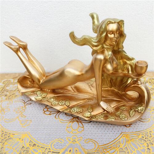 Wine rack Sculpture Decoration Simple Modern living room Retro Creative nude