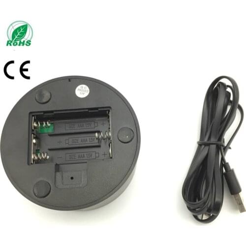 Bright 3D lamp Base With USB Cable Accessories For 3D LED Night Light Replacement AAA Battery Powered Gradient Atmosphere Lamp