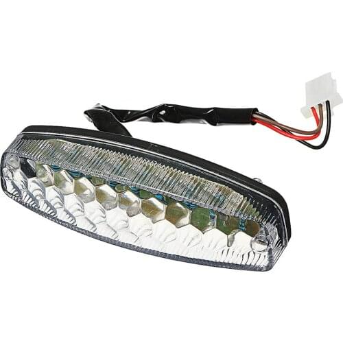 Motorbike Red LED Rear Tail Brake Light For 50 70 110 125cc ATV Quad Kart TaoTao Sunl Chinese Motorcycle Light