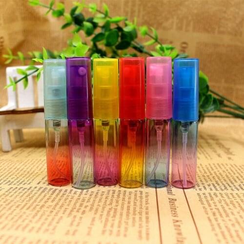 10/20/30/50pcs 5ml Mini Refillable Sample Perfume Glass Bottle Travel Empty Spray Atomizer Bottles Cosmetic Packaging Container