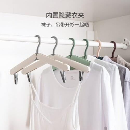 10pcs/lot Plastic Magic Hangers Folding Hanger for Wet Clothes Portable Space Saving Travel Accessories for Camping Cruise Hotel