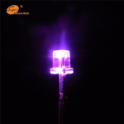 1000PCS 3MM PINK Diodes flat top Diodes Urtal Bright Light Bulb 3MM Led Emitting Diodes