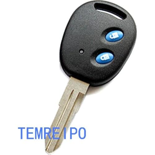 20pcs/lot 2 Buttons Remote Key Shell Uncut Left Blade For Chevrolet Lova Epica Spark Avoe Car Key Blanks Case
