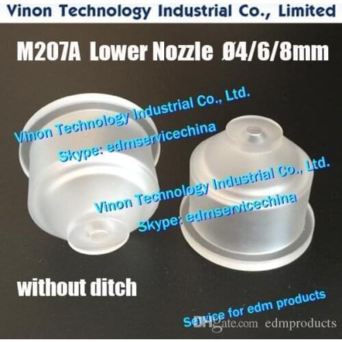 5pcs) X053C491H03 Ø8mm M207A Water Nozzle without ditch (acrylic) for Mitsubishi HA.H1.C.H X054D209H23 Plastic type of M2102