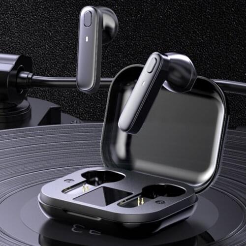 R20 Wireless Bluetooth-compatible Headset Waterproof Deep Bass Earbuds True Wireless Stereo Headphone With Mic Sport Earphone