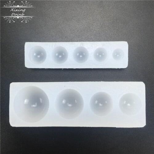 Beads jewelry drop glue silicone mold cake decoration tools bead shape DIY jewelry making chocolate fudge mold