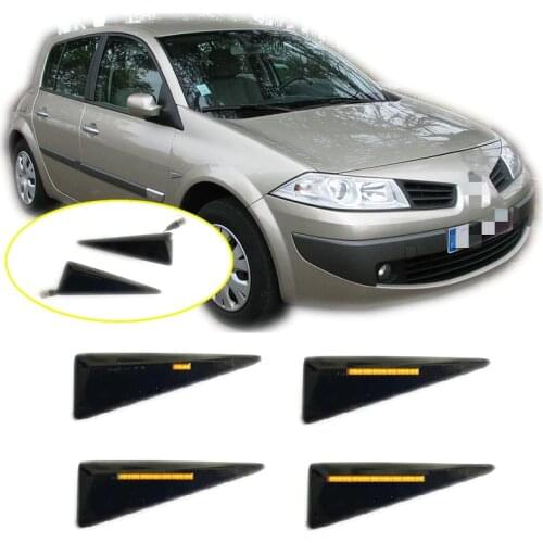 For Renault Megane II BM CM LM KM 2002 2003 2004 2005 2006 2007 2008 Dynamic LED Indicator Side Marker Signal Light Accessories