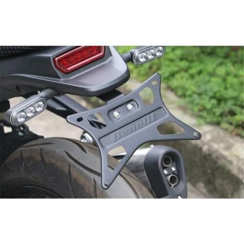 For Benelli Leoncino 250 License Plate Mount Bracket Plate Holder Registration Motorcycle Plate Holder Leoncino250