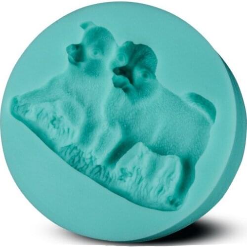 Hot New Arrival Wholesale Silicone Cake Mold Dogs Fondant Cake Decorating Tools Silicone Bakeware D228