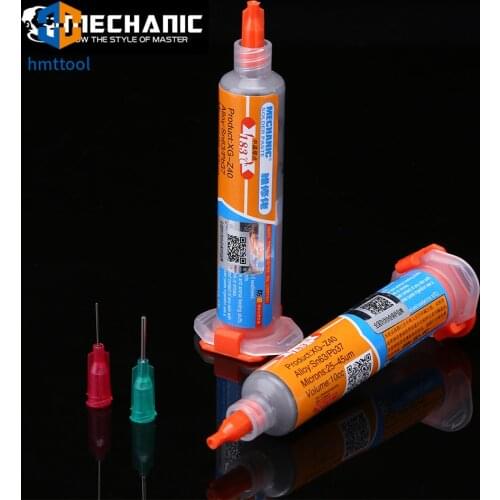 MECHANIC XG-Z40 BGA Solder Tin Paste Solder Paste Flux Soldering Tin Cream Syringe For Mobile Phone Repair Tools