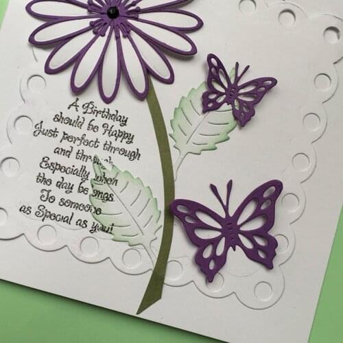 DUOFEN METAL CUTTING DIES small butterflies 3D stencil for DIY papercraft projects Scrapbook Paper Album