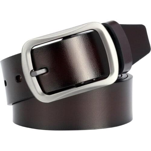 New Luxury PU Waist Strap for Men Women Fashion Classic Belts Vintage Designer Pin Buckle Men Quality Belt w/3.7cm