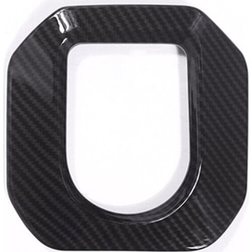 Car Gear Shift Frame Cover Trim Carbon Fiber for Land Rover Range Rover Evoque 2012-2017 Accessories