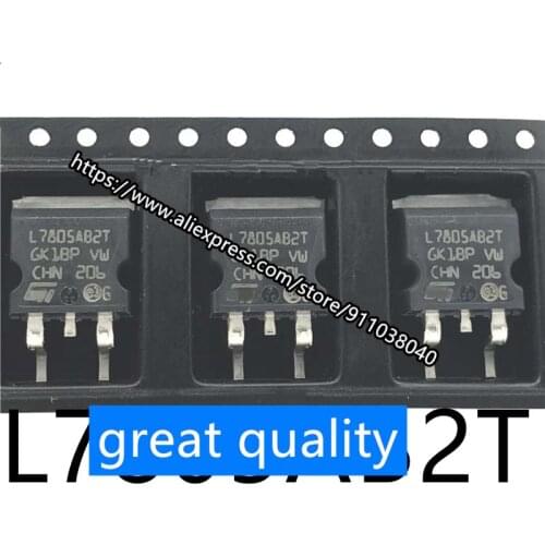 Original 100% NEW L7805AB2T L7805ABD2T L7805 D2PAK 10PCS/LOT