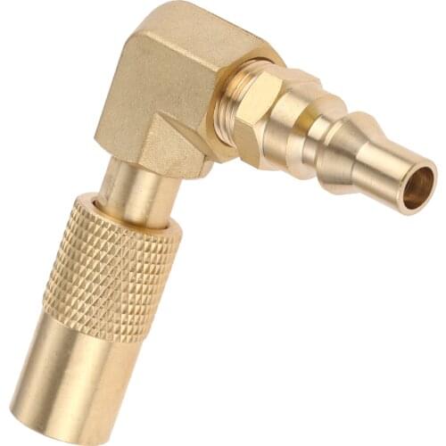 1/4' RV Quick Connect Adapter Fitting with Elbow for Blackstone 17 Inch and 22 Inch Propane Gas Tabletop Camping Grill