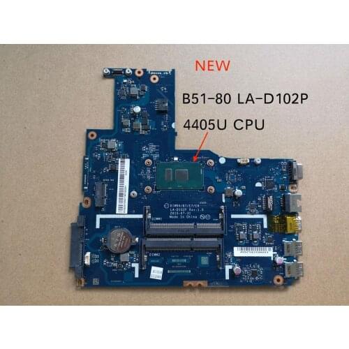 Tested For Lenovo B51 80 B51-80 BIWB6 B7 E7 E8 LA-D102P Notebook motherboard 4405U