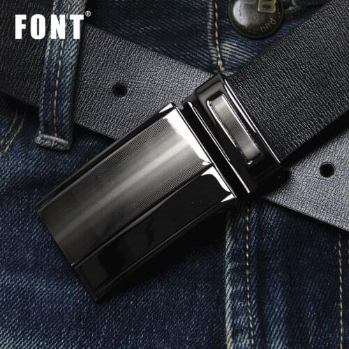 FONT Dropship High Quality Genuine Leather Luxury Strap Male Belts For Men Jeans Casual Belt Pin Buckle Masculine Cummerbund