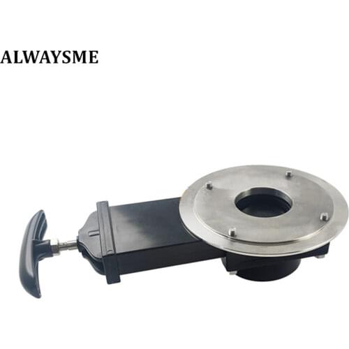 ALWAYSME Gray Black Water Tank Stainless Steel Drain Waste Valve Van For RV