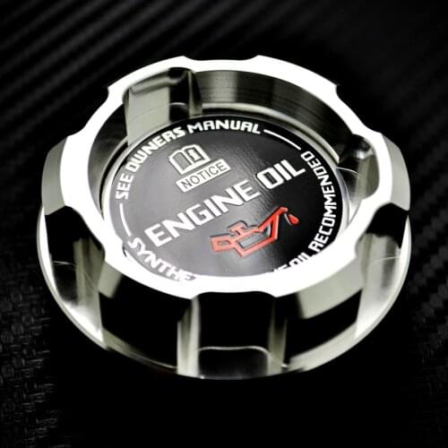 Silver Aluminum ENGINE Oil Cap for 93-97 FORD PROBE 2.0L 4 CYL FSDE ENGINE 91-96 FORD ESCORT GT BP 1.8L DOHC ENGINE