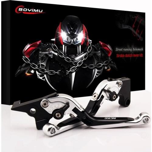 Fit For Honda NC700 NC 700 2012 2013 2014 2015 Motorcycle Folding Extendable Brake Clutch Levers With LOGO NC700