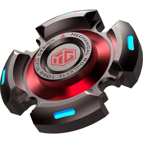 Four Bat Butterfly Permanent Glow Fidget Spinner Alloy Hand Spinner Long Rotation EDC Adult ADHD Anti-Stress Toy Gift