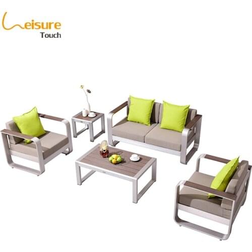 Outstanding garden set chaise lounge metal aluminum modern outdoor sofas for patio