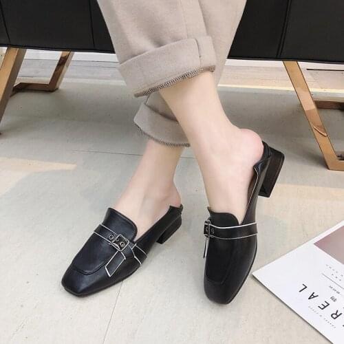 2020 Women Loafers Knitted Flats Spring and Autumn Buckle Women Flat Heel Shoes Boat Soft Bottom Shoes Casual Shoes U19-42