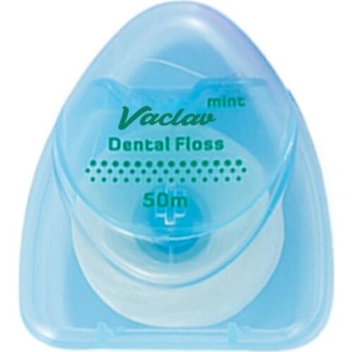 50M Micro Wax Peppermint flavor Dental Flosser Interdental Brush Teeth Stick Toothpicks Floss Pick Oral Hygiene Clean Wire