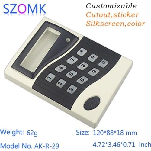 10 pcs, plastic door alarm access junction boxes 120*88*18mm plastic enclosure alarm enclosure, hot selling abs plastic boxes