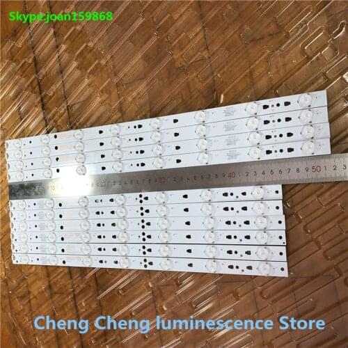 10Pieces/lot FOR Haier LE48F3000W LCD TV backlight LED48D7-ZC14-01 LED48D8-ZC14-01 100%NEW