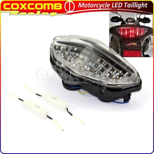 For Suzuki DL650 DL1000 V-Strom 2003-2008 2007 Motorcycle Clear/Smoke Lense 12V LED Rear Brake Tail Light Turn Signals Lamp