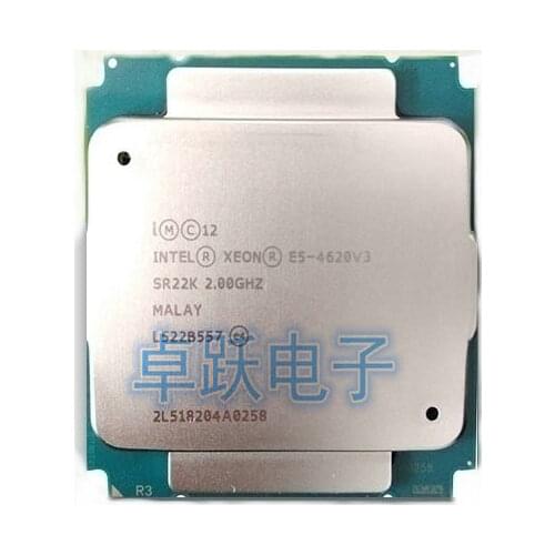 E5-4620V3 Original Intel Xeon E5 4620V3 2.0GHZ 10-Core 25MB SmartCache E5 4620 V3 LGA2011 105W free shipping E5-4620 V3