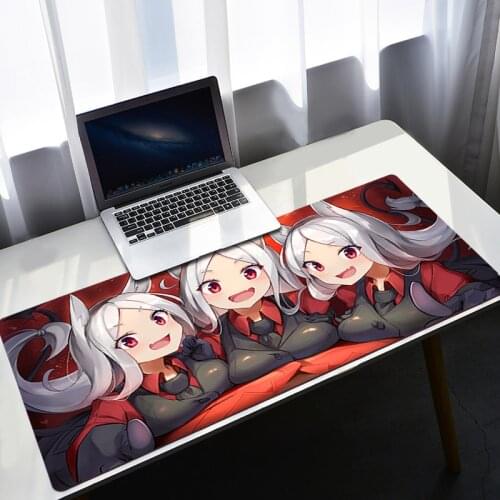 Game Pad Large Mouse Cute Helltaker Computer Mat Keyboard Gaming Xxl Gamer Desk Carpet Kawaii Rubber Rug Pc Mats play mat anime