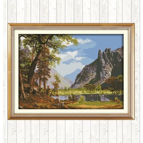 Joy Sunday Cross Stitch Kits DMC Floss Kits Wall Home Decor Embroidery Handmade Needlework Package 11CT 14CT Cross Stitch Set