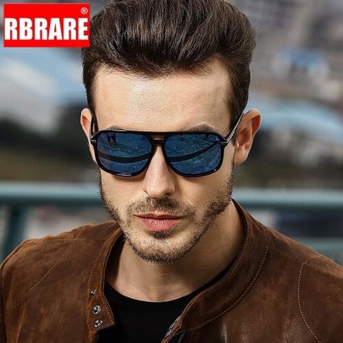 RBRARE Sunglasses Men High Quality Polarized Men Sunglasses Vintage Mirror Sun Glasses Driving Sunglasses From Soleil Homme