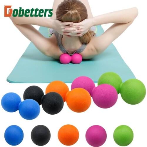 NEW 2020 indoor Deep muscle relaxation fascia ball hockey stick point massage healing massage ball Double ball Fitness Balls