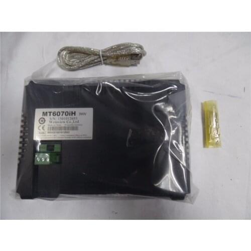 Original New 7'' Weinview Weintek HMI 7 inch Touch Operator Panel Display Screen MT6070iH3WV with Free Software + Cable