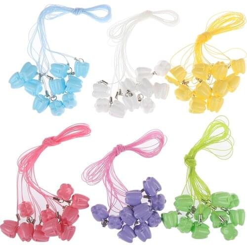 10Pcs plastic baby milk teeth holder boxes save tooth storage case kid toys