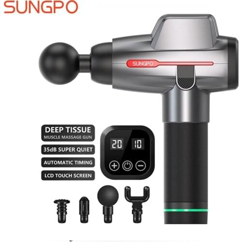 Professional Fascial Massage Gun Sports Relaxation Fitness Muscle Stimulator 20 Modes Handheld Massager Pain Relief Exercise