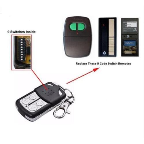 Remote Control compatible with ACCENT Garage Doors CAD602 B&D Homelink 9 switch beautiful