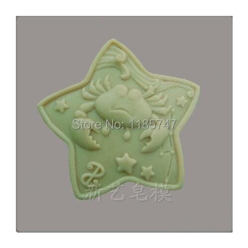 Constellation of Cancer Silicone Soap Mold 3D Silicone Molds for DIY Soap