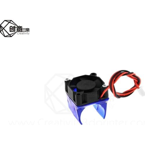 1PC V5 V6 Cooling Fan With Bracket For 3D Printer Radiator Cooling Fan With 30mm*30mm*10mm Blue Support Cover For E3D 3D Printer