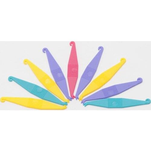 Dentist Ligature Ties Ring Retractor Orthodontic Elastomeric Elastic Placer Rubber For Braces Bands Mix Color