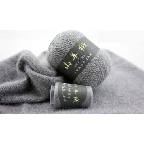 TPRPYN 50+20 g/set Mongolian Cashmere Yarn for Knitting Sweater Cardigan For Men Soft Wool Yarn For Hand crocheting hats Scraf
