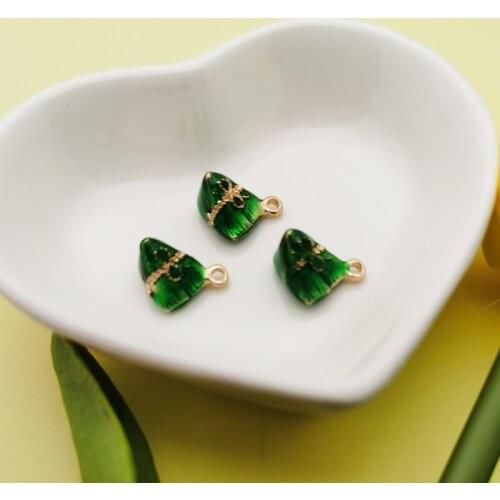 10PCS/Lot 3D Dragon Boat Festival Dumplings Charms Enamel Zinc Alloy Food Pendants Accessories Charms Craft DIY Jewelry Findings